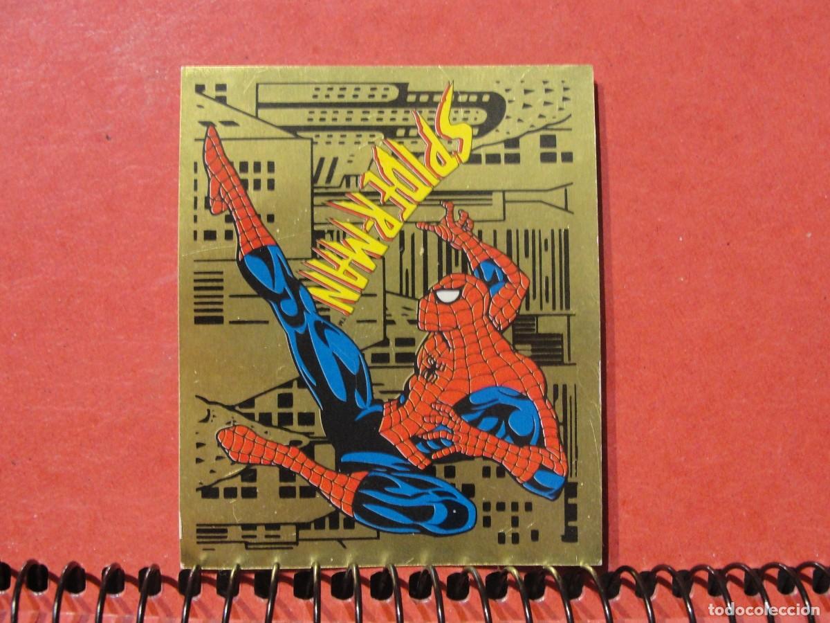Coleccionismo cromos antiguos: MARVEL COMICS SPIDERMAN SPODER MAN - H - 1995 - SIN PEGAR - BRILLO - Foto 1