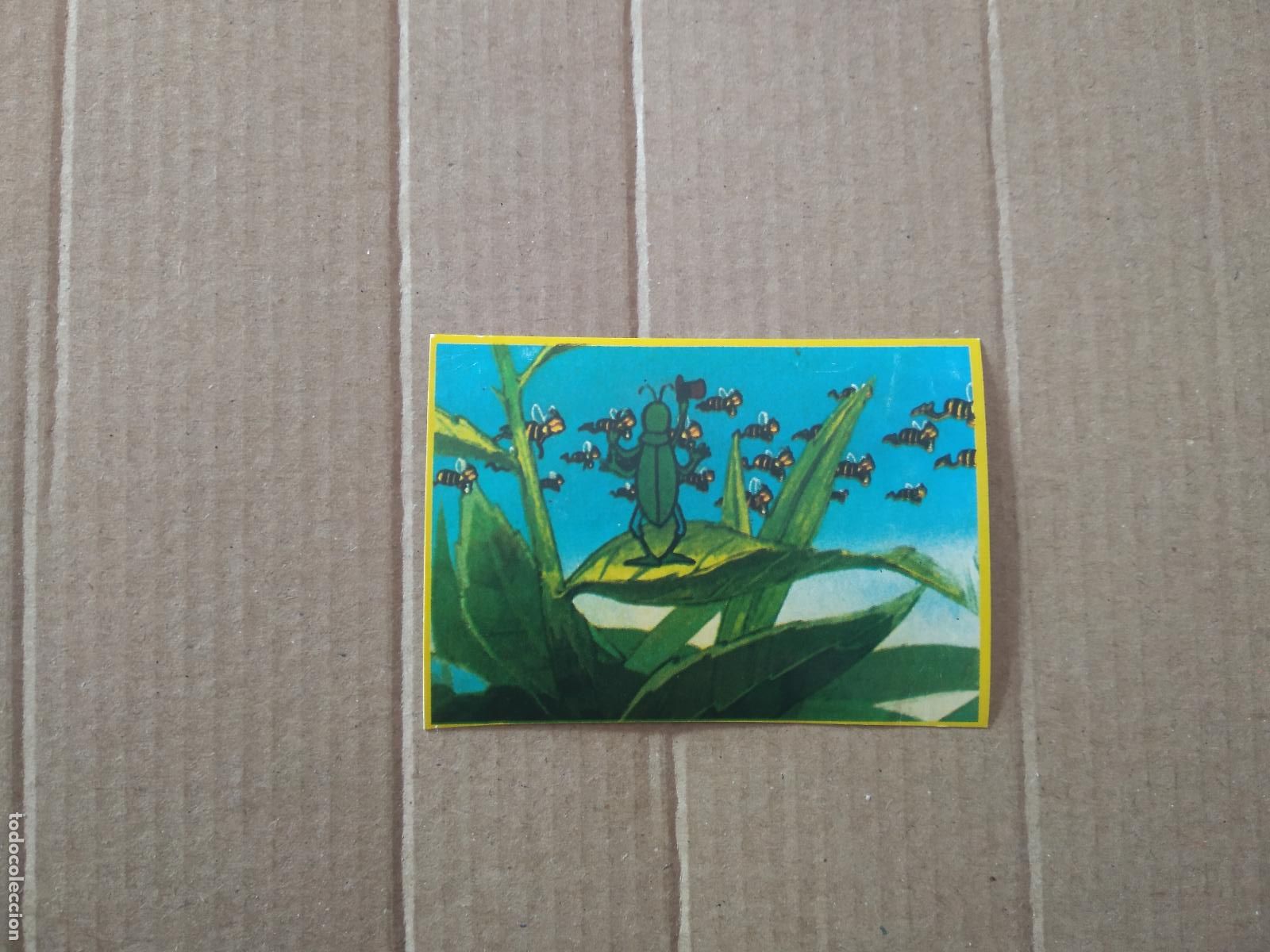 Coleccionismo cromos antiguos: 4 CROMO LAS AVENTURAS DE LA ABEJA MAYA DANONE - Foto 1
