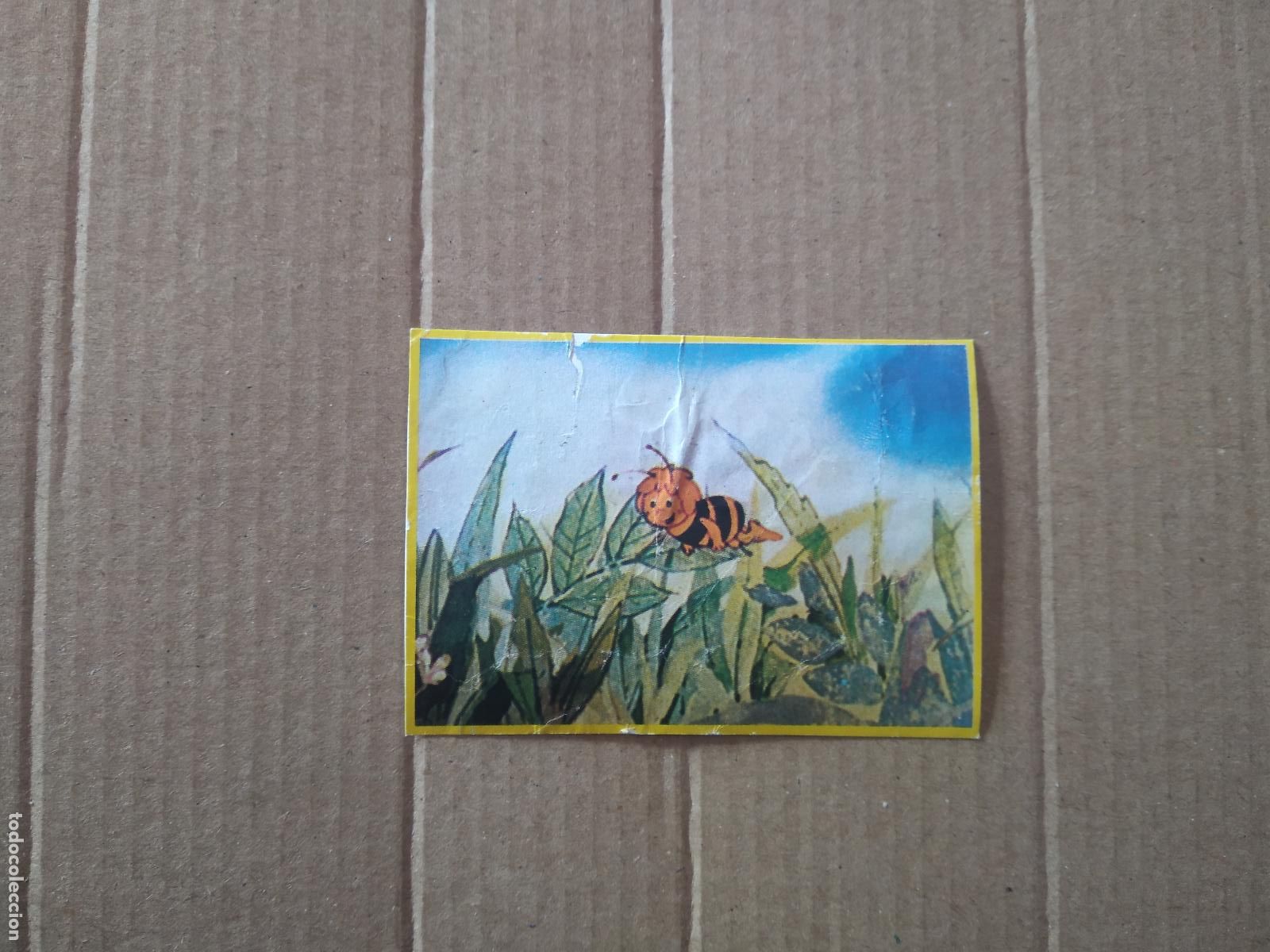 Coleccionismo cromos antiguos: 6 CROMO LAS AVENTURAS DE LA ABEJA MAYA DANONE - Foto 1