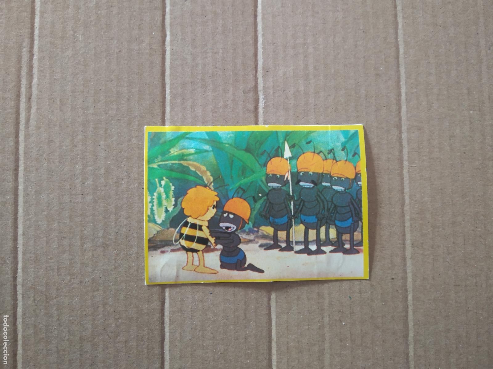 Coleccionismo cromos antiguos: 28 CROMO LAS AVENTURAS DE LA ABEJA MAYA DANONE - Foto 1