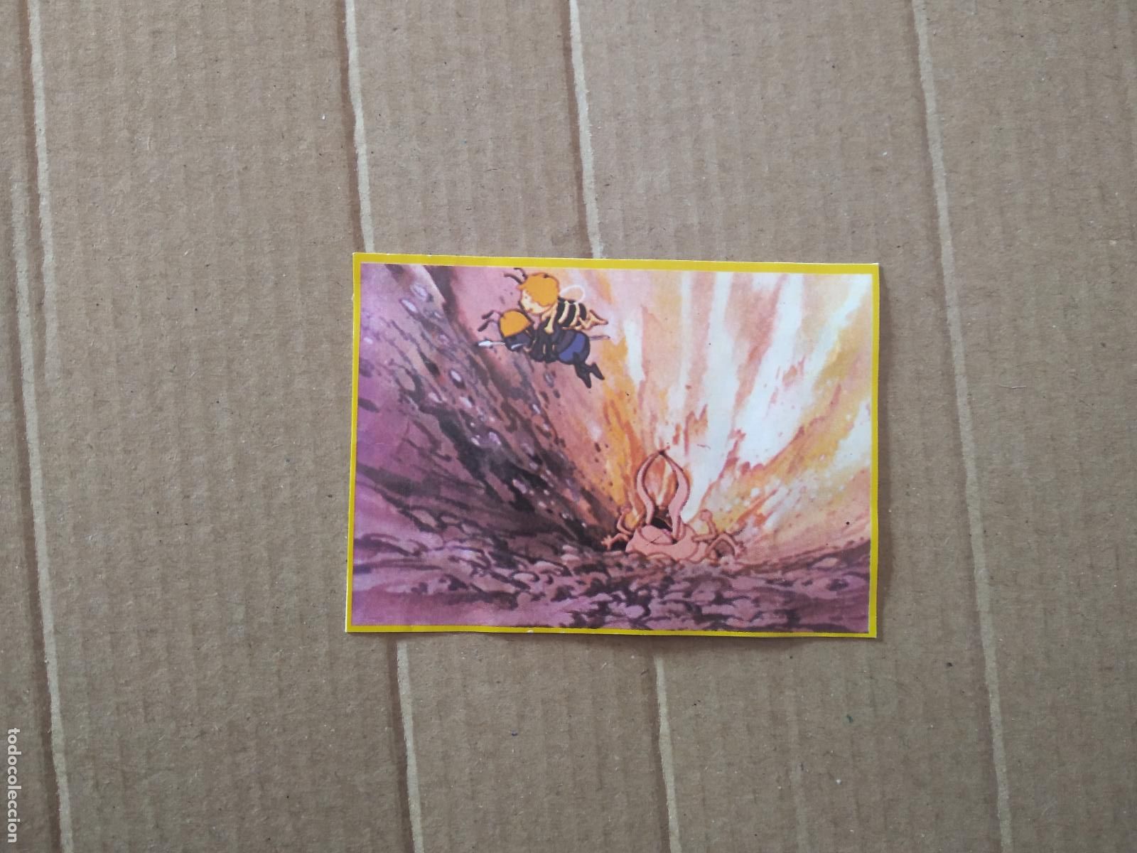 Coleccionismo cromos antiguos: 35 CROMO LAS AVENTURAS DE LA ABEJA MAYA DANONE - Foto 1