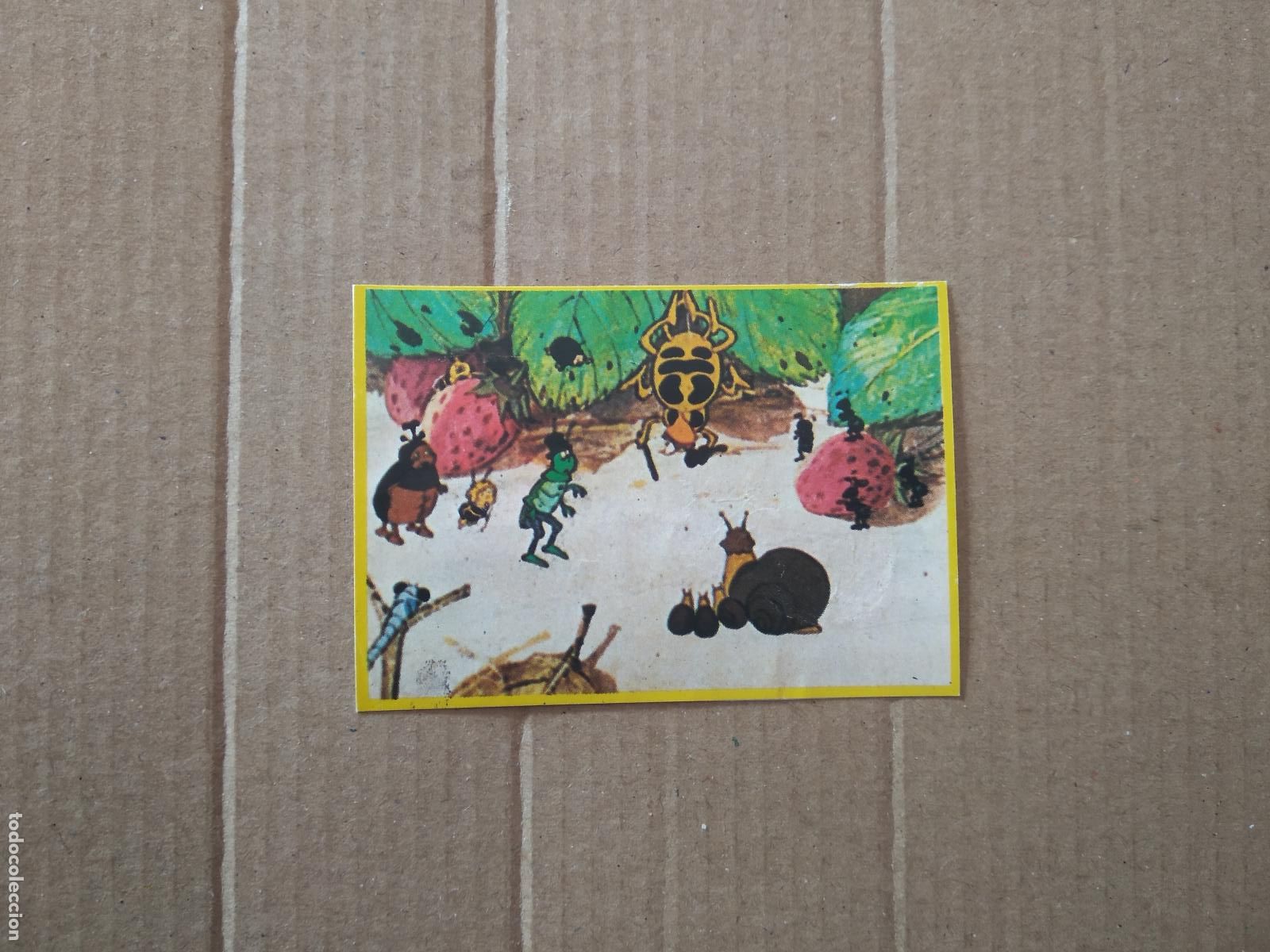 Coleccionismo cromos antiguos: 85 CROMO LAS AVENTURAS DE LA ABEJA MAYA DANONE - Foto 1