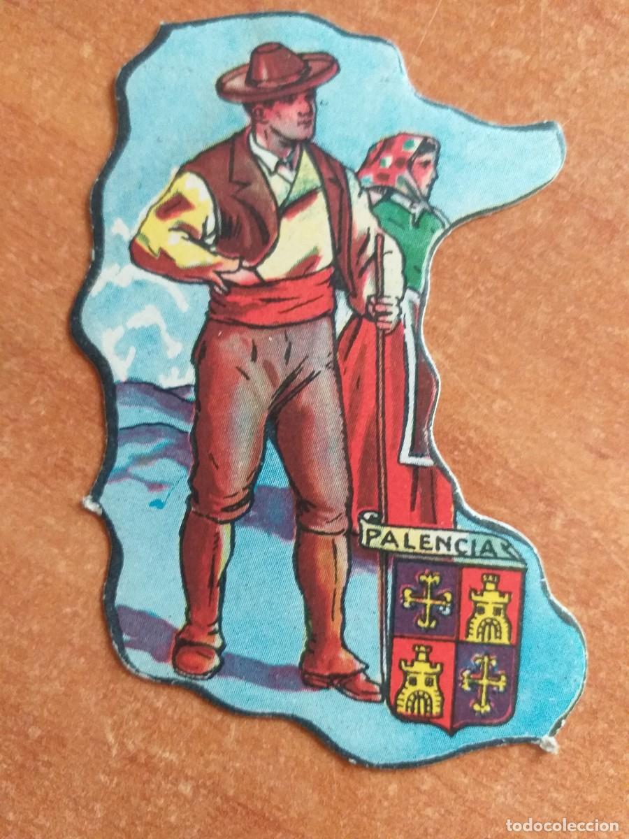 Colecionismo Cromos antigos: CROMO ANTIGUO TIPO PUZZLE -PALENCIA N&ordm; 16