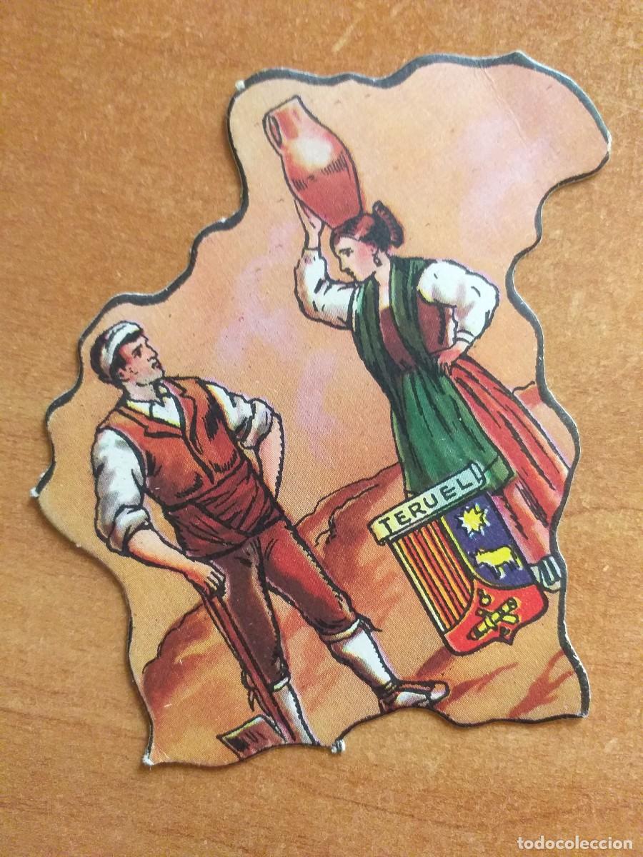 Colecionismo Cromos antigos: CROMO ANTIGUO TIPO PUZZLE -TERUEL N&ordm; 26