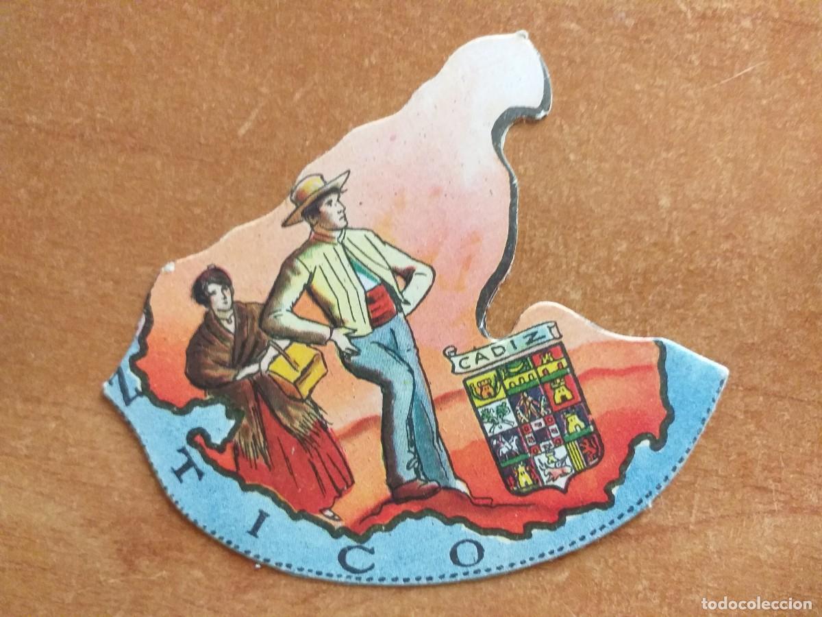 Colecionismo Cromos antigos: CROMO ANTIGUO TIPO PUZZLE -CADIZ N&ordm;44