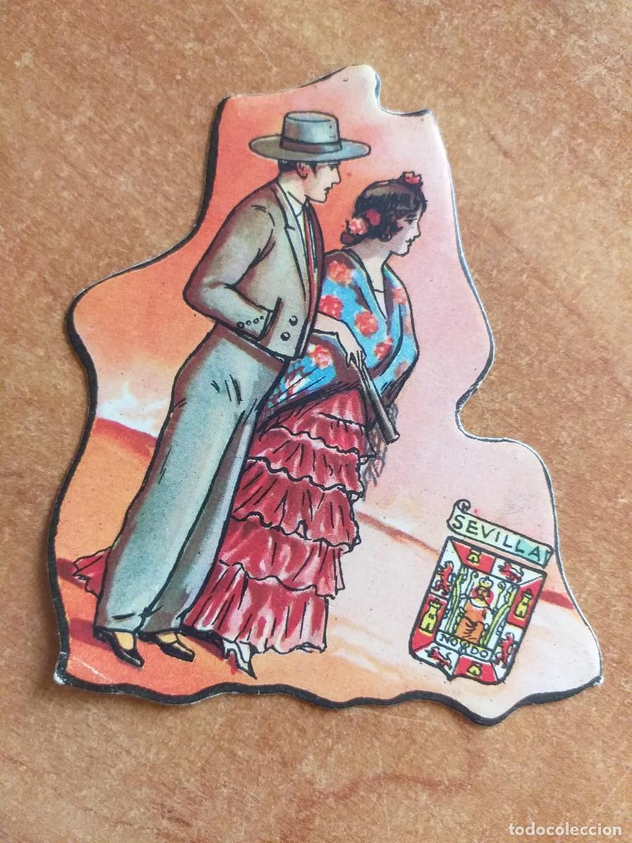 Colecionismo Cromos antigos: CROMO ANTIGUO TIPO PUZZLE -SEVILLA N&ordm;40