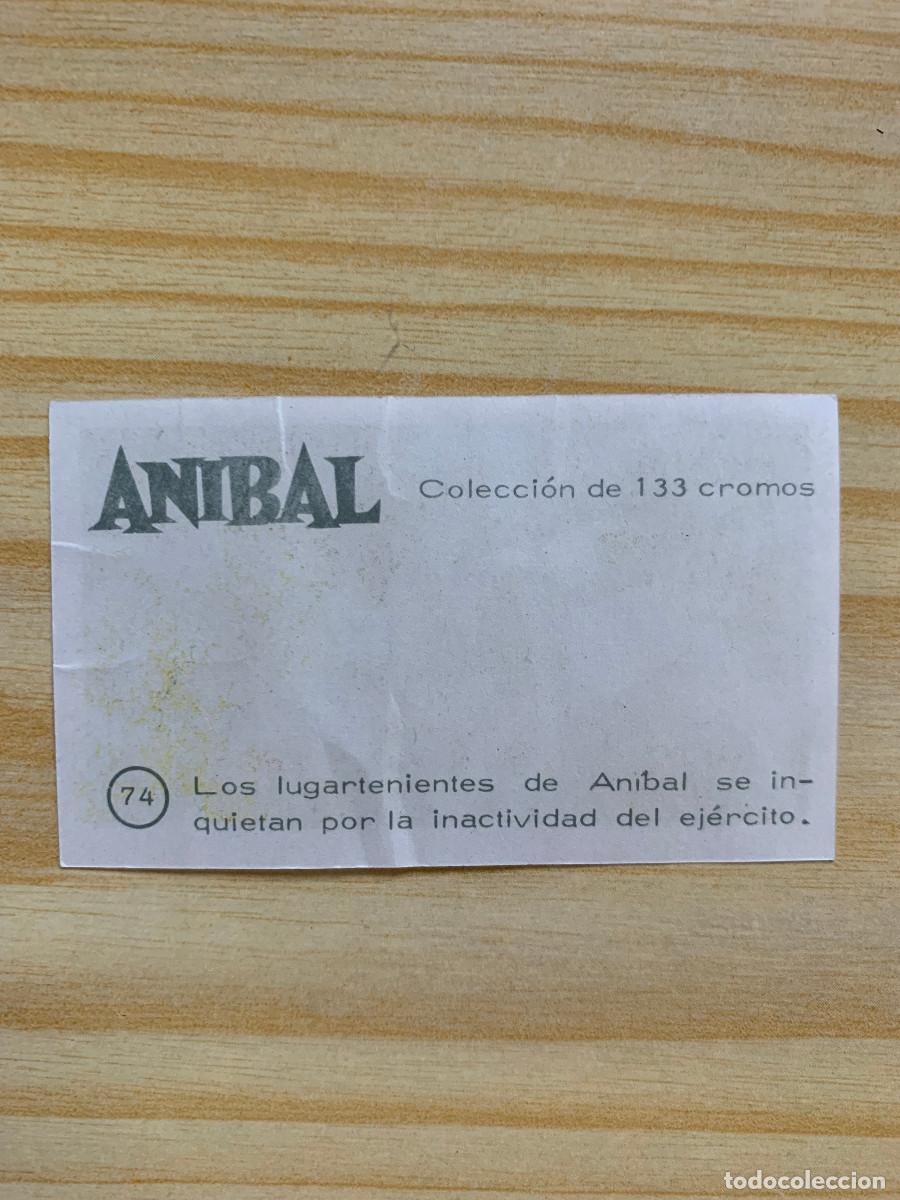 Coleccionismo cromos antiguos: Anibal 74 - Buen Estado - Foto 2
