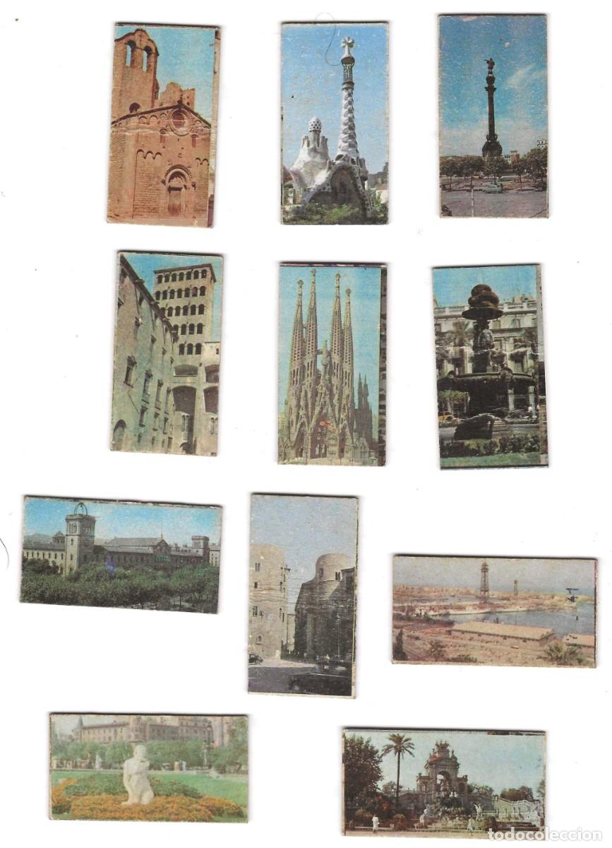 Sammeln alte Sammelbilder: CROMO/ TARJETA DE PESO -- MONUMENTOS DE BARCELONA -- 11 EN TOTAL
