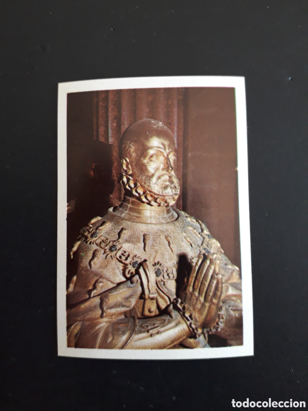 Coleccionismo Cromos antiguos: ESTATUA FELIPE II, EL ESCORIAL PANORAMA DE LA HISTORIA II N&deg; 37 NESTL&Eacute; 1967 SIN PEG PEDIDO M&Iacute;NIMO 3&euro;