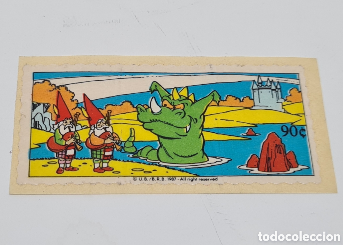 Coleccionismo cromos antiguos: CROMO CHICLE DAVID EL GNOMO CON SU TRASERA - Foto 1