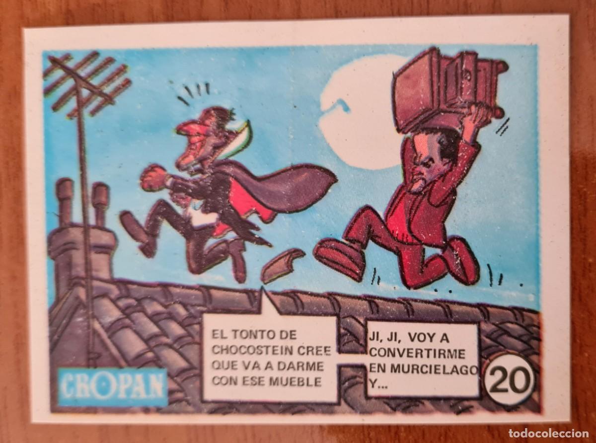 Coleccionismo Cromos antiguos: CROPAN - Riete del miedo con el sabrosito CHOCOSTEIN n&ordm; 20