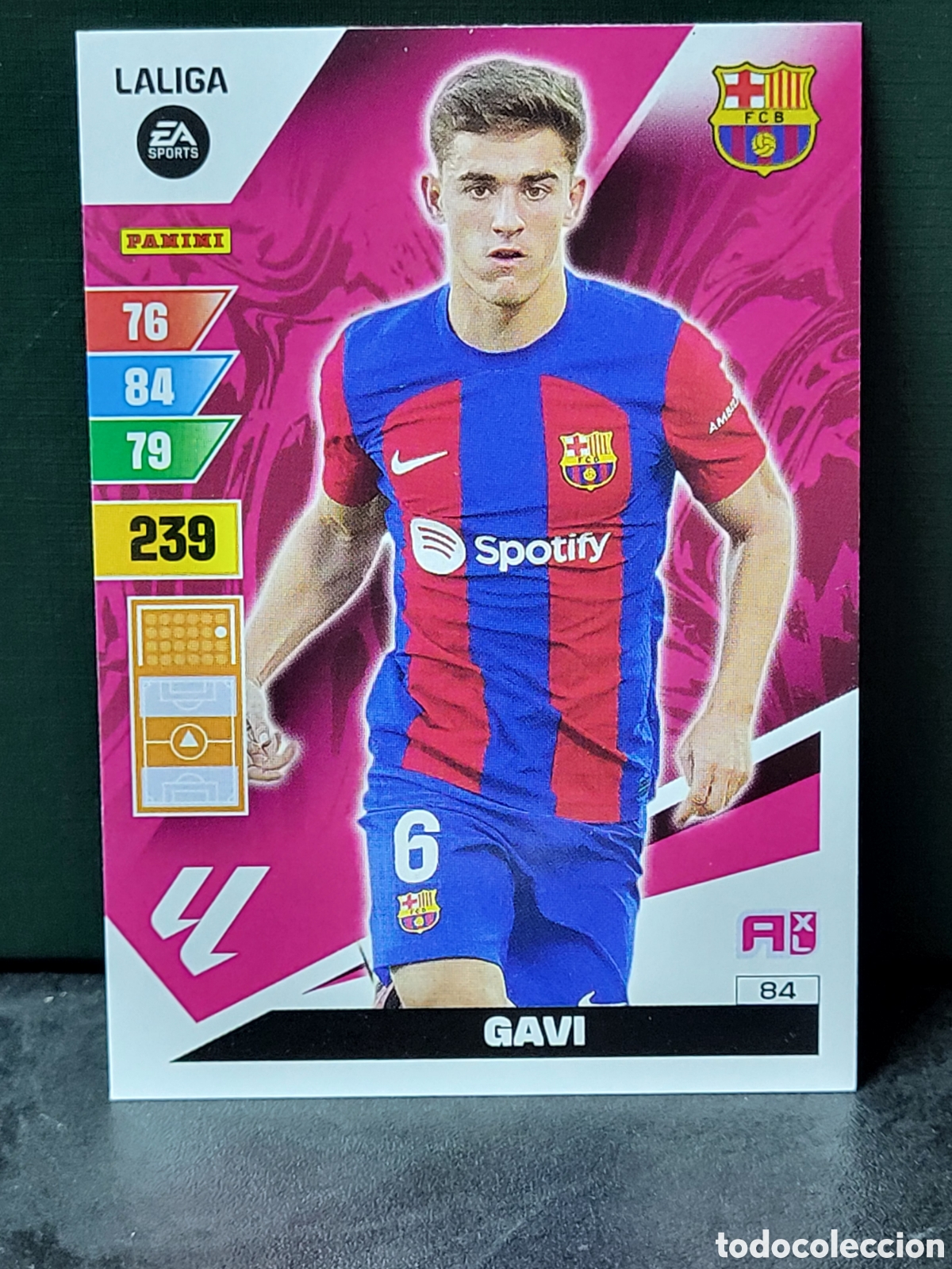 Coleccionismo cromos antiguos: GAVI BAR&Ccedil;A BARCELONA N&ordm;84 ADRENALYN 23 24 2023 2024