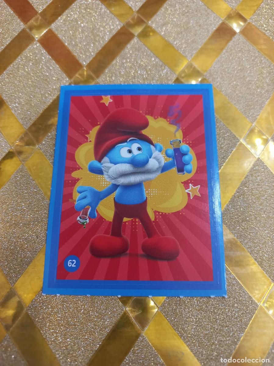 Coleccionismo Cromos antiguos: CROMO NUMERO 62 DE CUIDANDO EL PLANETA CON LOS PITUFOS ALCAMPO !