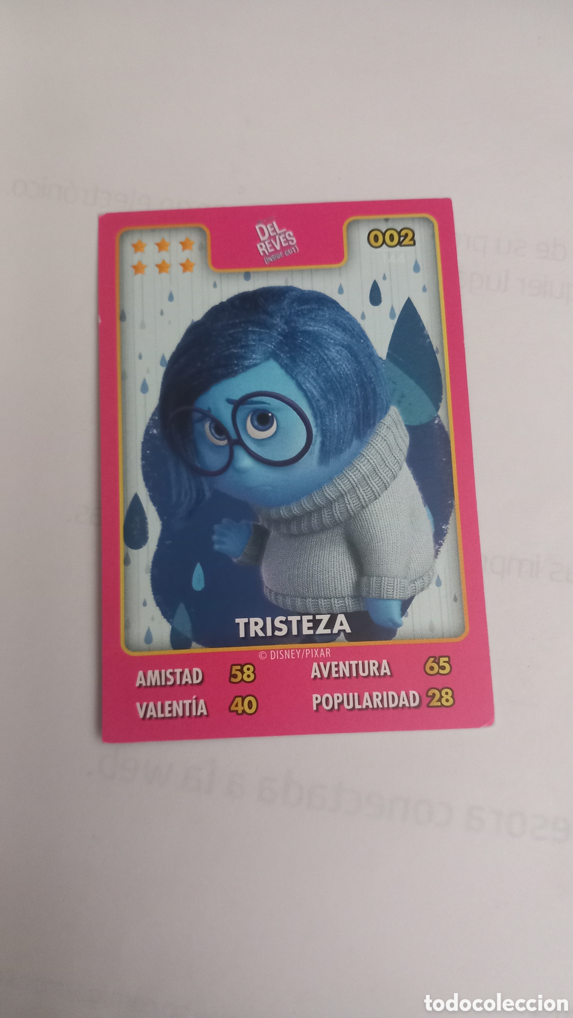 Coleccionismo cromos antiguos: Disney Pixar Hipercor 002 - Foto 1