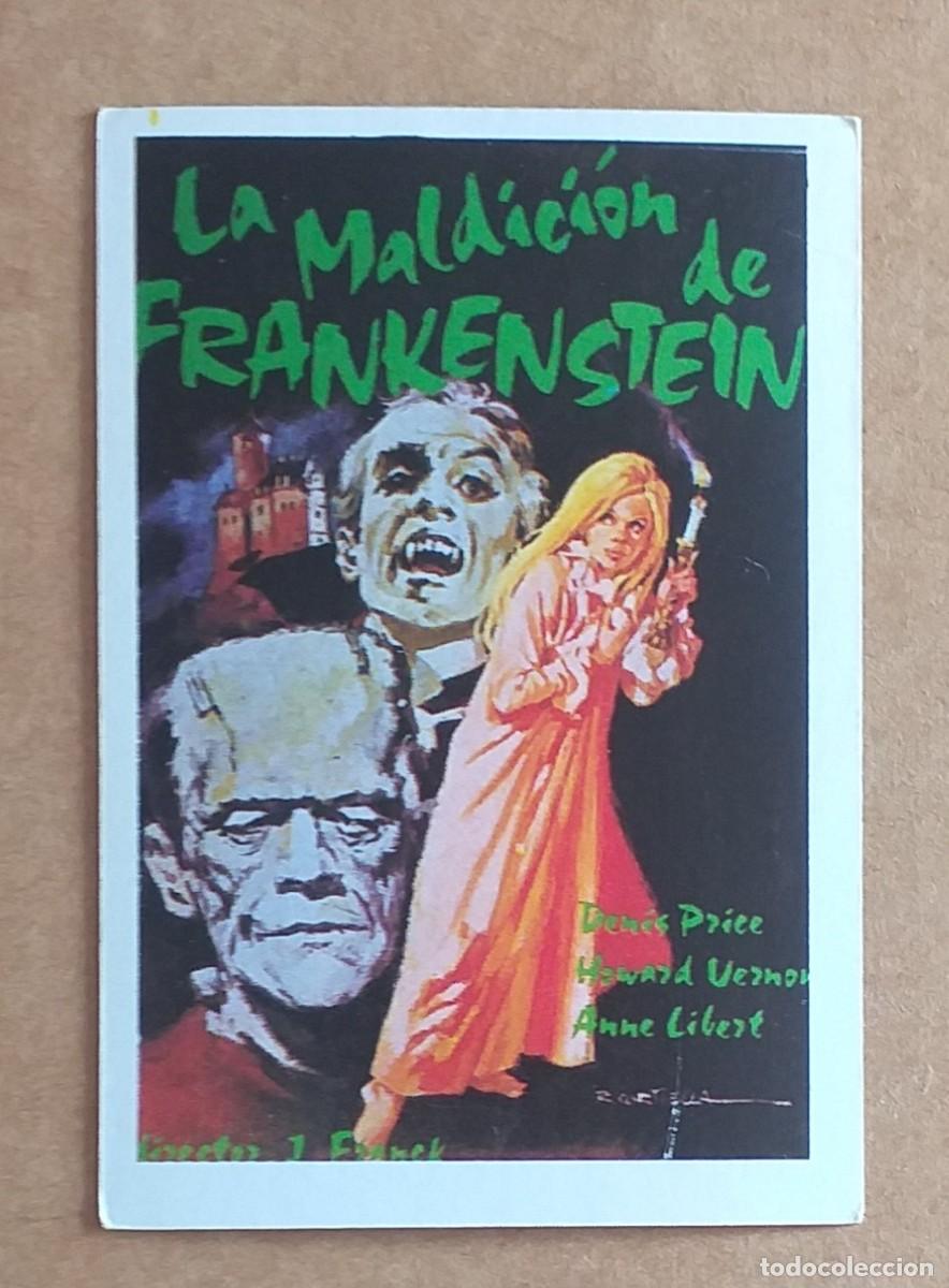 Coleccionismo Cromos antiguos: CROMO n&ordm; 95 LA MALDICI&Oacute;N DE FRANKENSTEIN COLECCI&Oacute;N VIDEO GUAY EDITORIAL DALSA 1984.