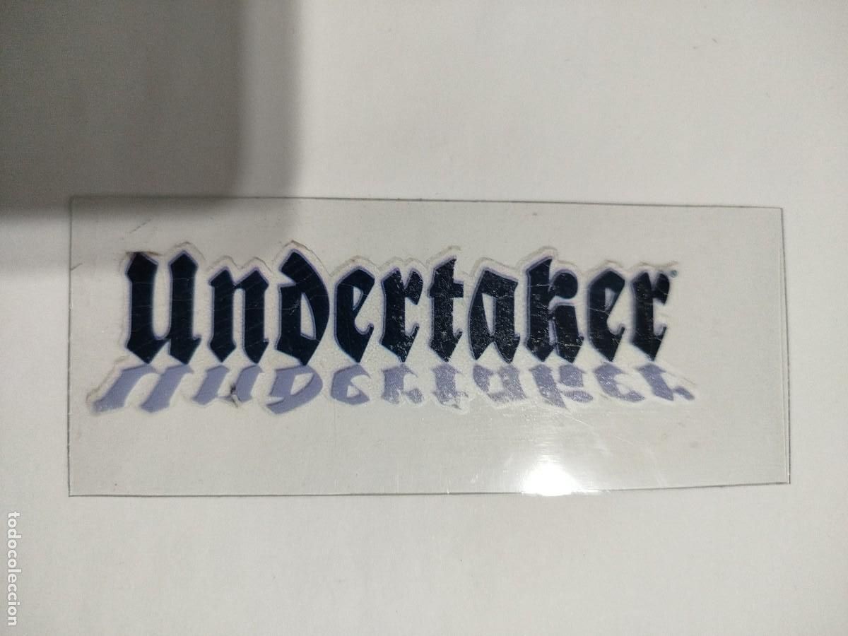 Coleccionismo cromos antiguos: WWE TATTOOS UNDERTAKER (TOPPS 2008, usado) - Foto 1