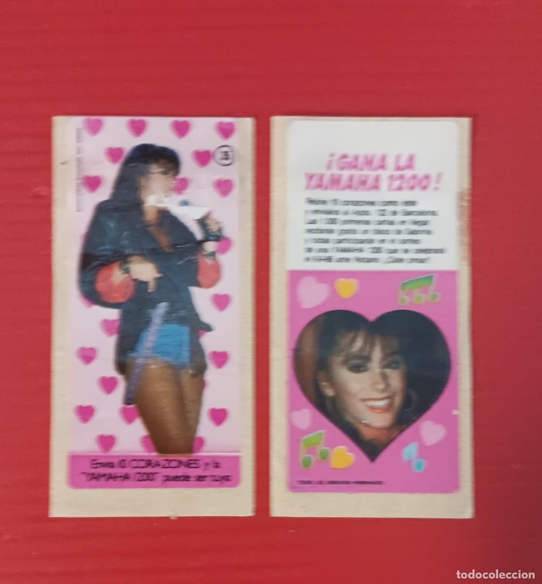Coleccionismo Cromos antiguos: dos cromos sabrina promocion chicle dunkin a&ntilde;os 80 NO CROPAN NO PANRICO