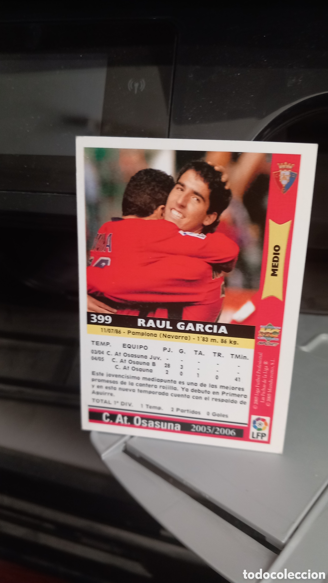 Coleccionismo cromos antiguos: Raul Garcia 2005/2006 - Foto 2