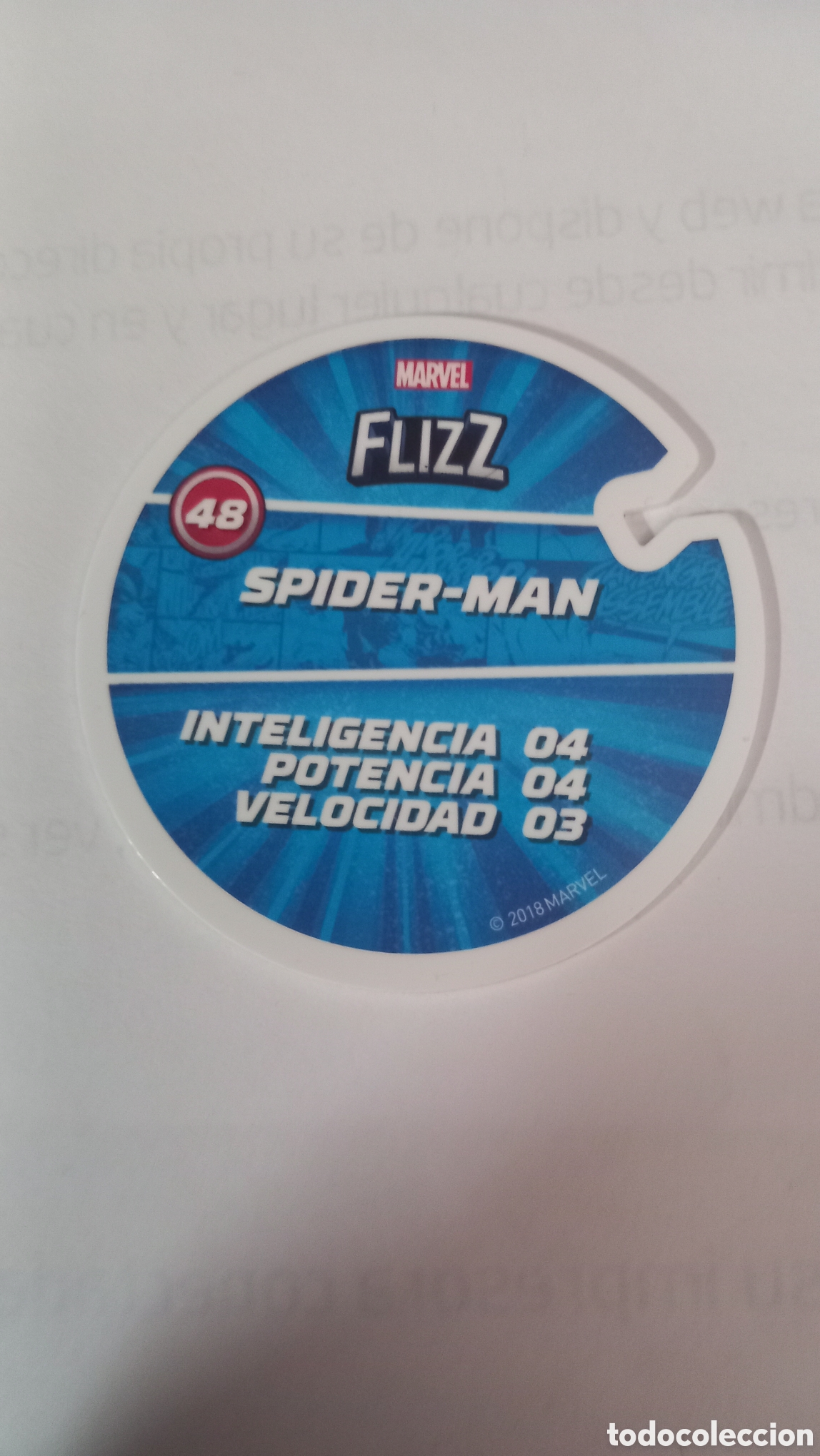 Coleccionismo cromos antiguos: MARVEL FLIZZ SPIDERMAN 48 - Foto 2