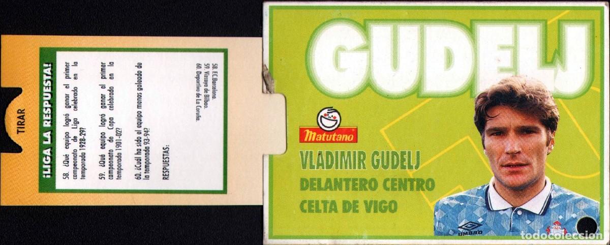 Coleccionismo cromos antiguos: 1994-95. Cracks da Liga. Matutano - Foto 2