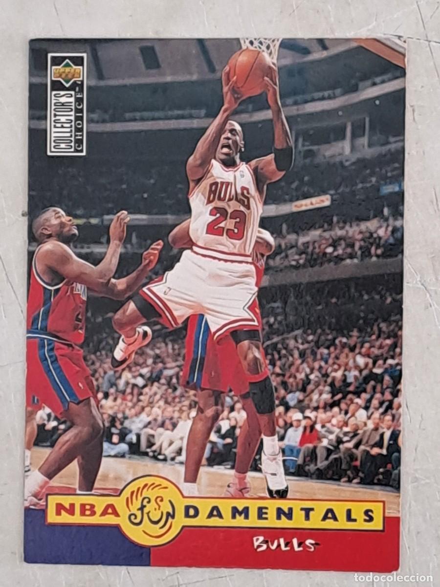 Coleccionismo cromos antiguos: Michael Jordan 195 fundamentals NBA upper deck 1996 - Foto 1