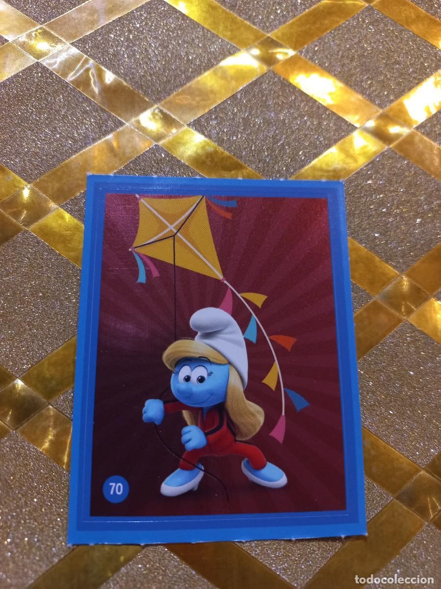 Coleccionismo Cromos antiguos: CROMO NUMERO 70 DE CUIDANDO EL PLANETA CON LOS PITUFOS ALCAMPO !