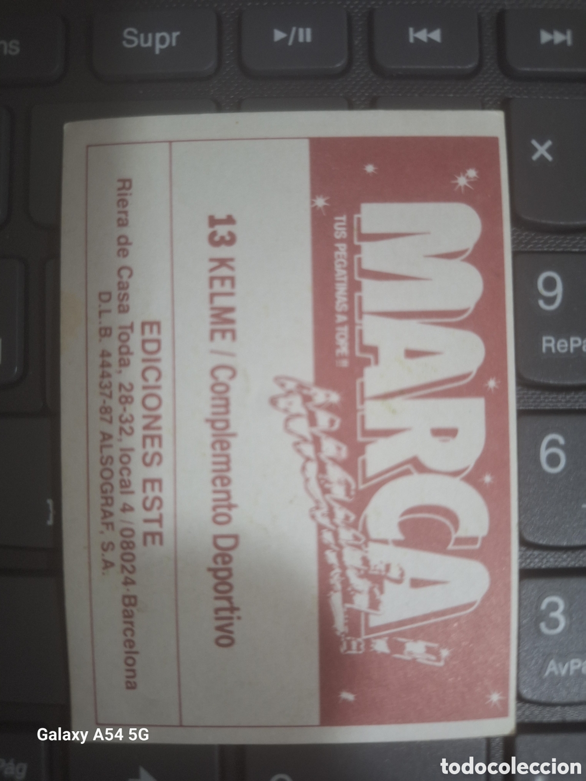 Coleccionismo cromos antiguos: Cromo MARCA MANIA N&deg; 13 Ediciones Este 1987 - Foto 2