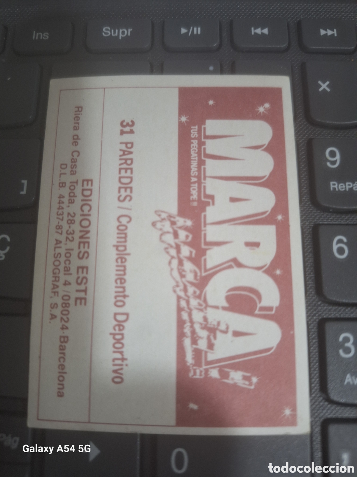 Coleccionismo cromos antiguos: Cromo MARCA MANIA N&deg; 31 Ediciones Este 1987 - Foto 2