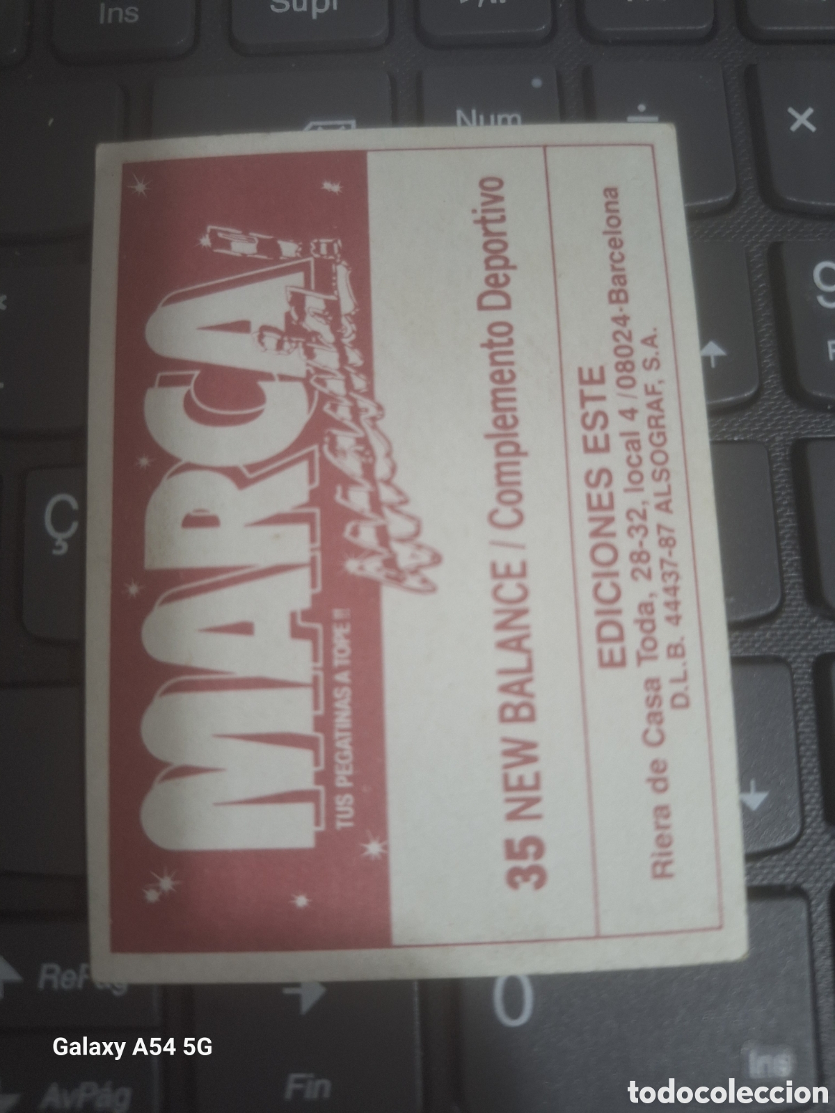 Coleccionismo cromos antiguos: Cromo MARCA MANIA N&deg; 35 Ediciones Este 1987 - Foto 2