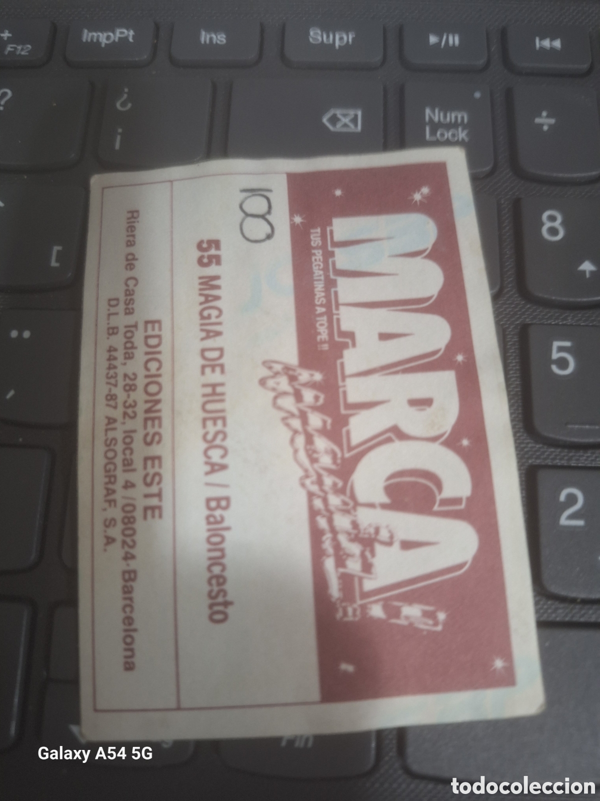 Coleccionismo cromos antiguos: Cromo MARCA MANIA N&deg; 55 Ediciones Este 1987 - Foto 2