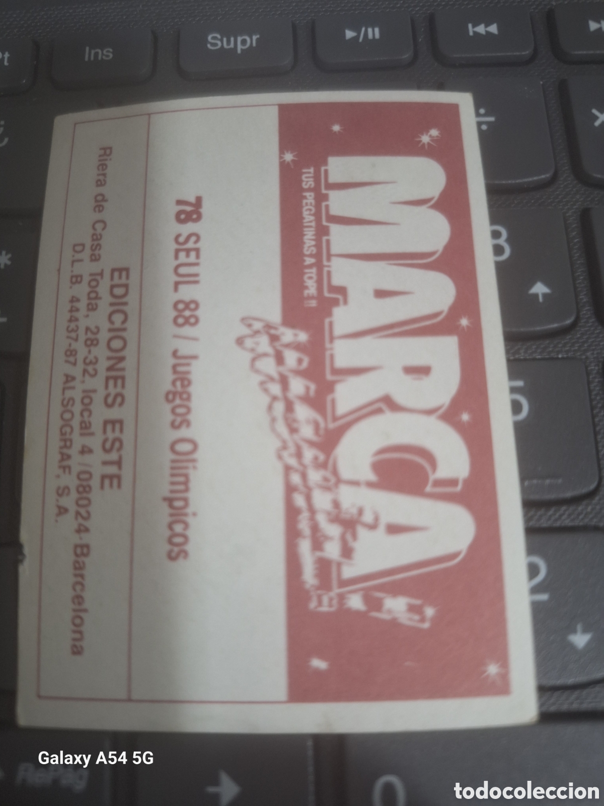 Coleccionismo cromos antiguos: Cromo MARCA MANIA N&deg; 78 Ediciones Este 1987 - Foto 2