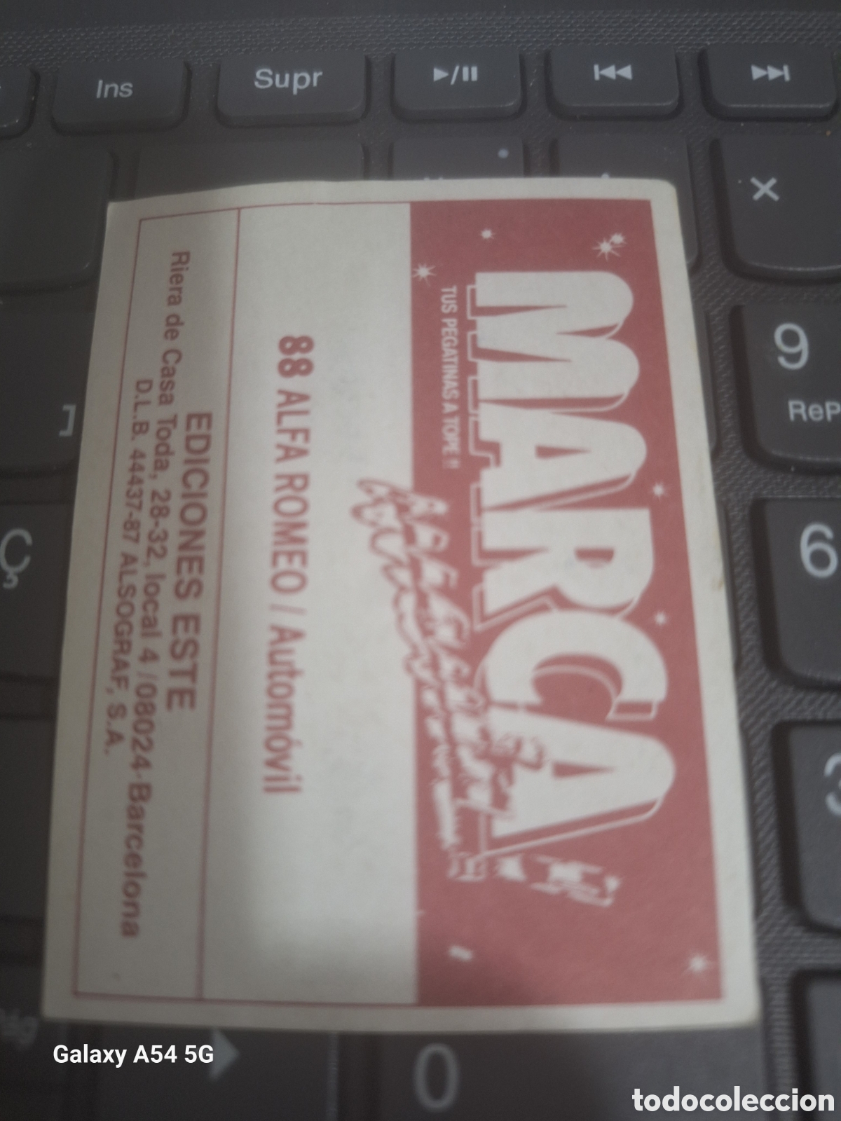 Coleccionismo cromos antiguos: Cromo MARCA MANIA N&deg; 88 Ediciones Este 1987 - Foto 2