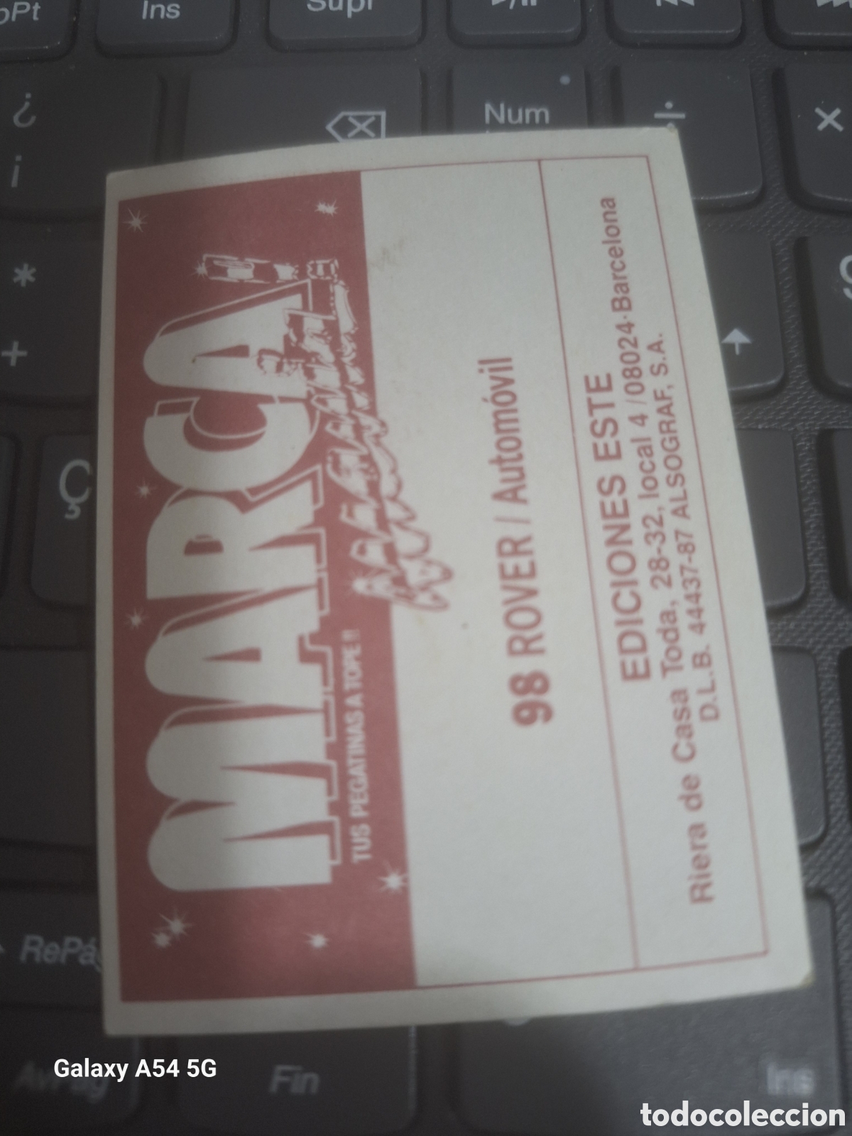 Coleccionismo cromos antiguos: Cromo MARCA MANIA N&deg; 98 Ediciones Este 1987 - Foto 2