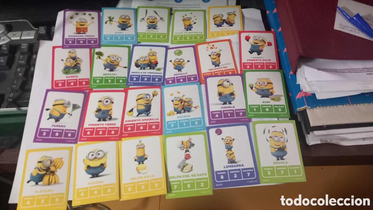 Coleccionismo cromos antiguos: Minions Marketmania . .
