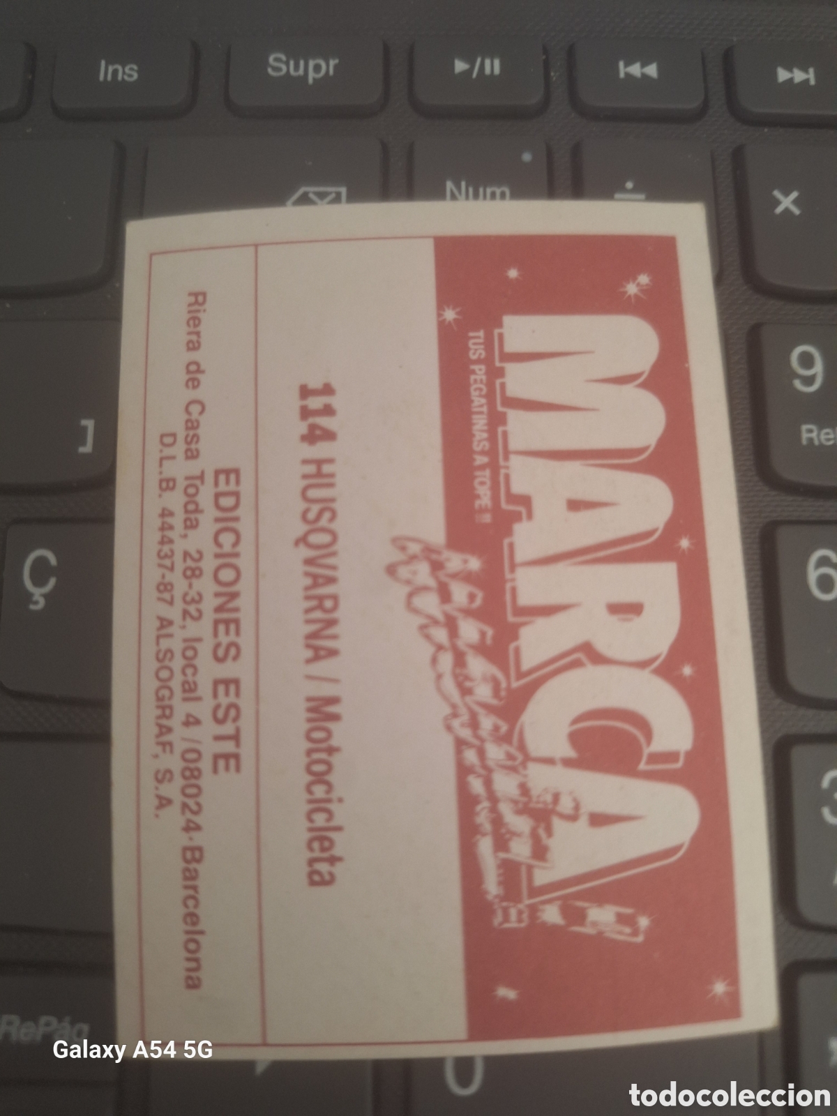 Coleccionismo cromos antiguos: Cromo MARCA MANIA N&deg; 114 Ediciones Este 1987 - Foto 2