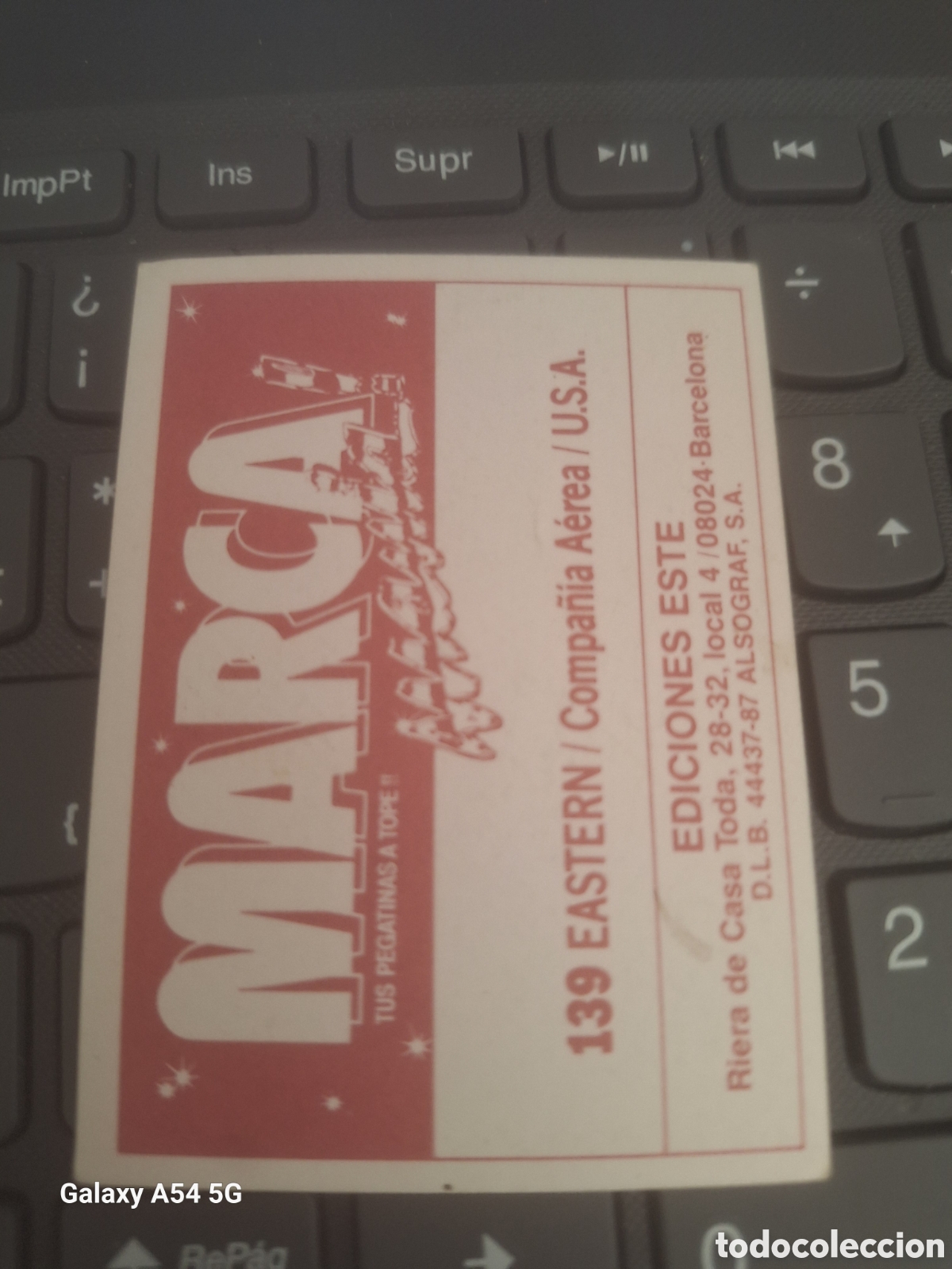 Coleccionismo cromos antiguos: Cromo MARCA MANIA N&deg; 139 Ediciones Este 1987 - Foto 2