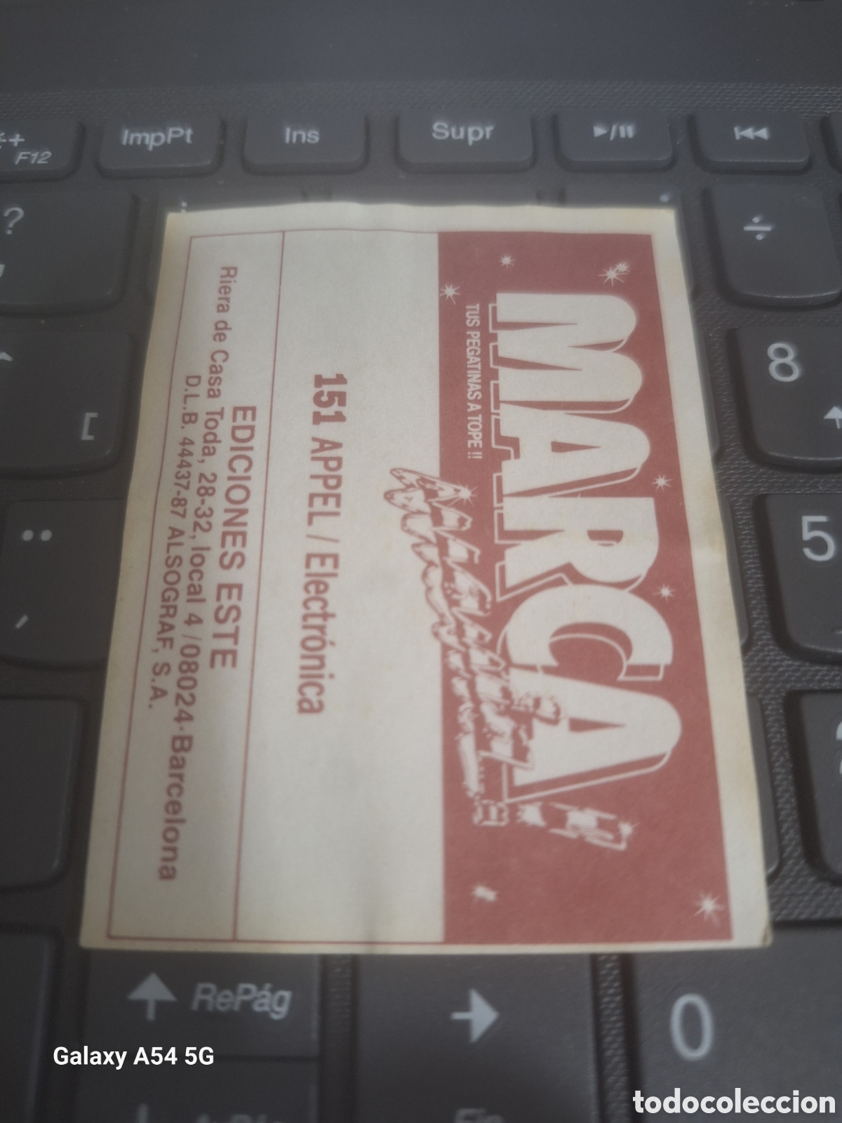 Coleccionismo cromos antiguos: Cromo MARCA MANIA N&deg; 151 Ediciones Este 1987 - Foto 2