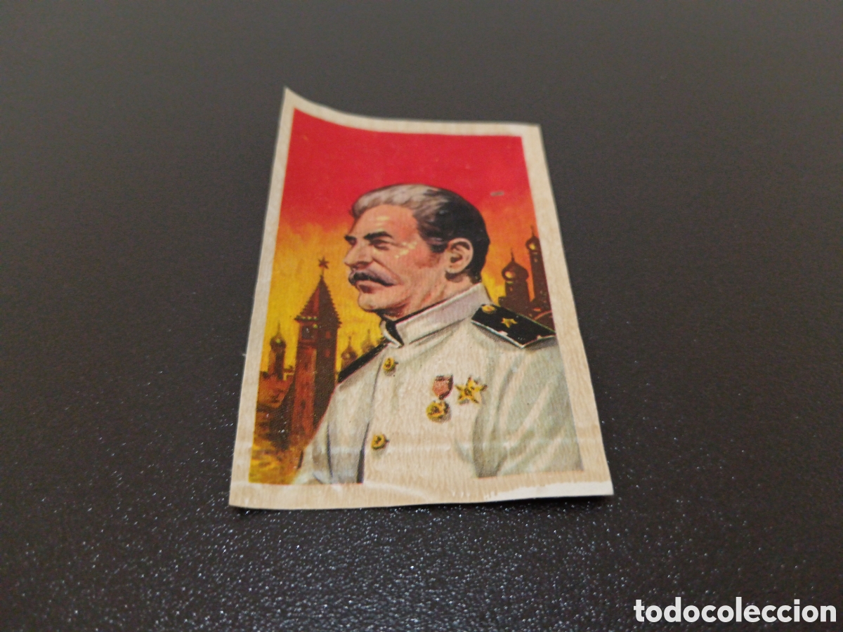 Coleccionismo cromos antiguos: JOS&Eacute; STALIN N&deg; 101 ALBUM 25 A&Ntilde;OS DE VIDA MUNDIAL CHOCOLATES SIMON DESPEGADO