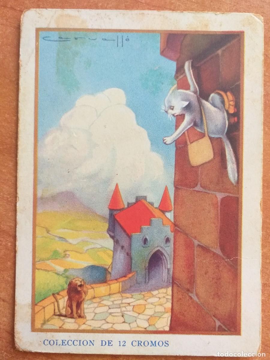 Coleccionismo cromos antiguos: COLECCI&Oacute;N EL GATO CON BOTAS - CROMO N&ordm; X - Foto 1