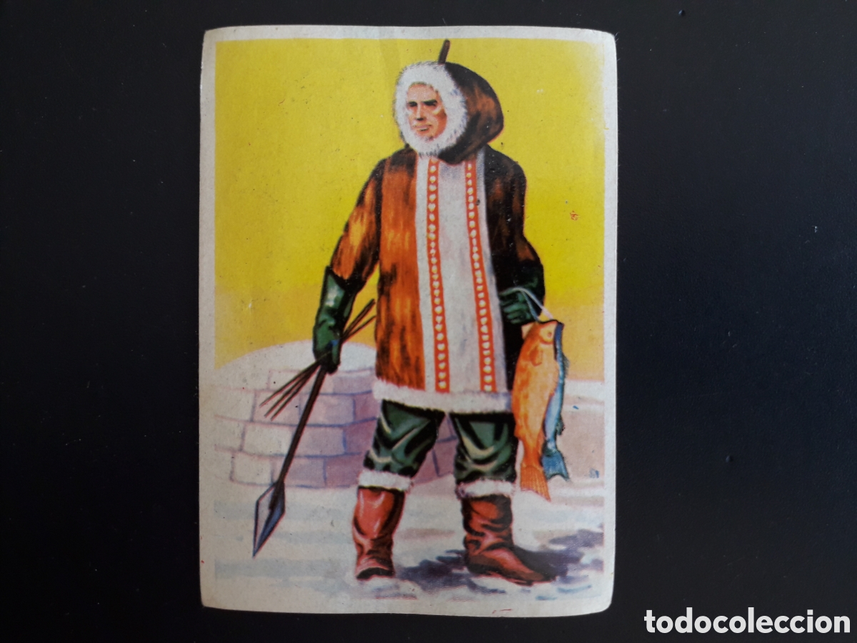 Coleccionismo cromos antiguos: ESQUIMAL, TRAJES, CONOCIMIENTOS UNIVERSALES N&deg; 113 BIMBO 1963 SIN PEGAR PEDIDO M&Iacute;NIMO 3&euro;