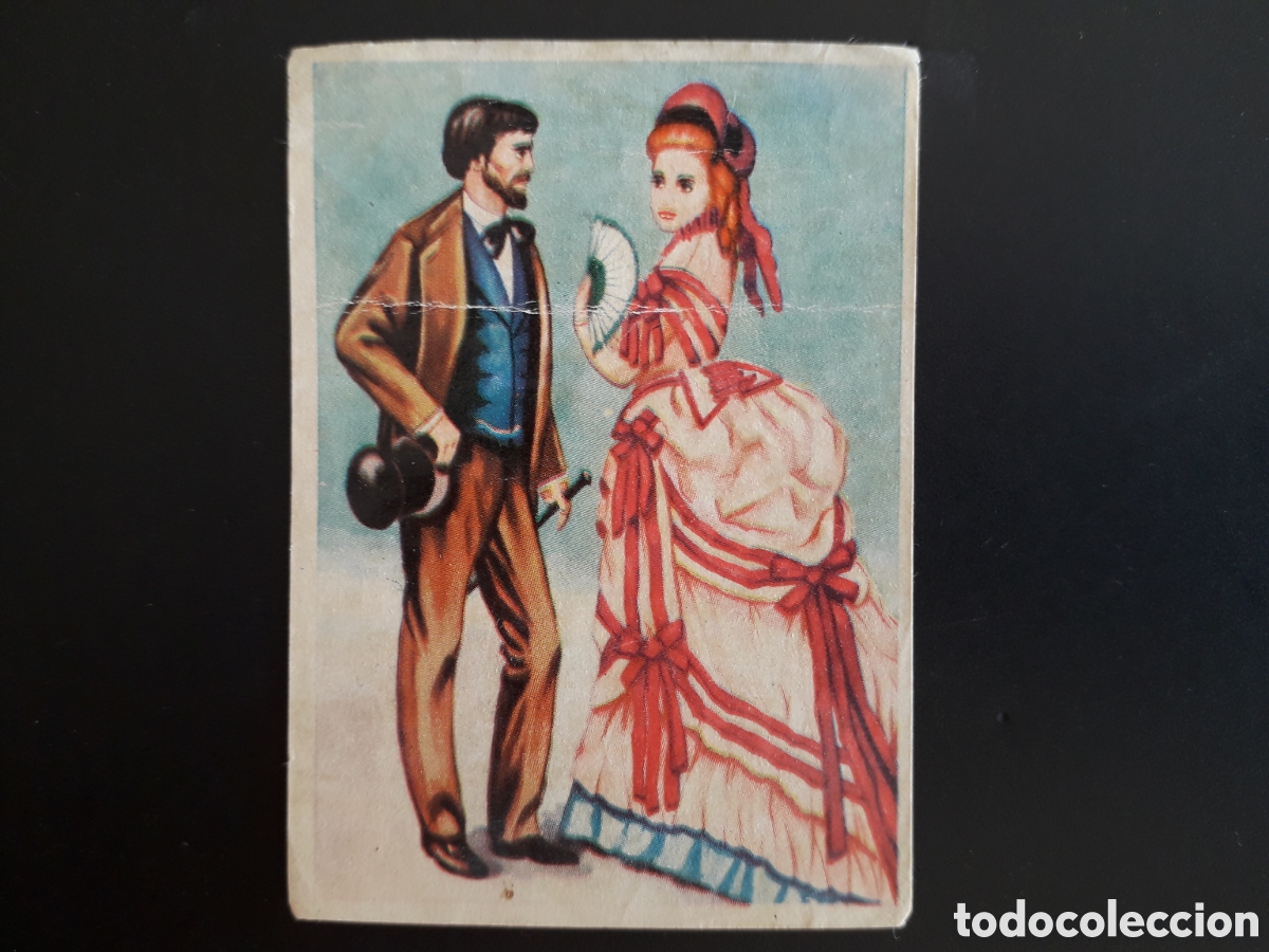 Coleccionismo cromos antiguos: MODA S XIX TRAJES, CONOCIMIENTOS UNIVERSALES N&deg; 126 BIMBO 1963 DESPEGADO PEDIDO M&Iacute;NIMO 3&euro;