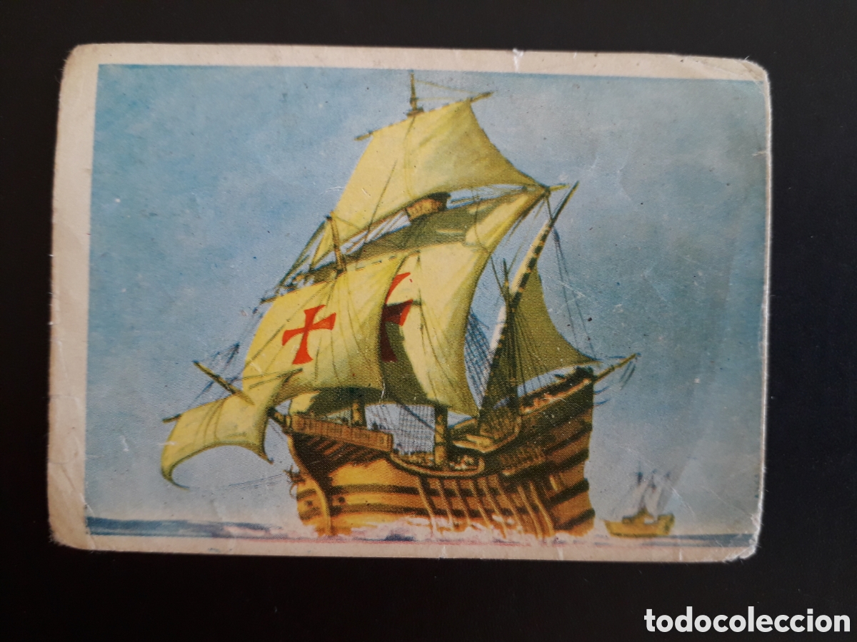Collectionnisme Cartes &agrave; collectionner anciennes: CARABELA, BARCOS, CONOCIMIENTOS UNIVERSALES N&deg; 152 BIMBO 1963 SIN PEGAR PEDIDO M&Iacute;NIMO 3&euro;