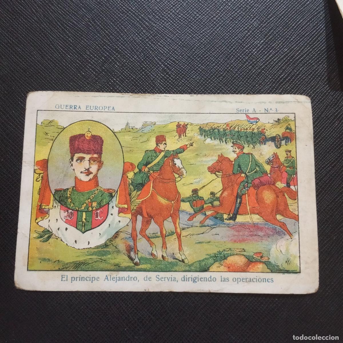 Coleccionismo cromos antiguos: 3 GUERRA EUROPEA CROMO CHOCOLATES MALLORQUIN CUADRENCH - CC8 SB2