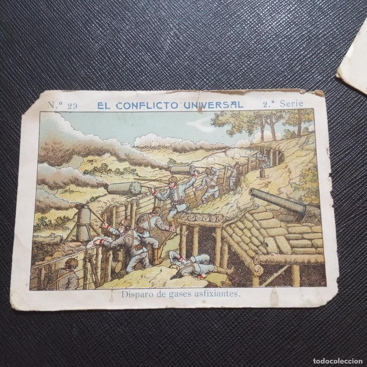 Coleccionismo cromos antiguos: 29 EL CONFLICTO UNIVERSAL CROMO CHOCOLATES - CC8 SB2