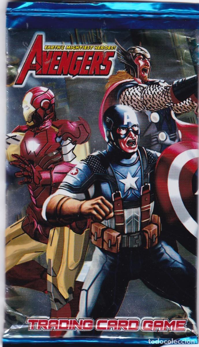 Coleccionismo cromos antiguos: SOBRE DE CROMOS AVENGERS, SIN ABRIR - Foto 1
