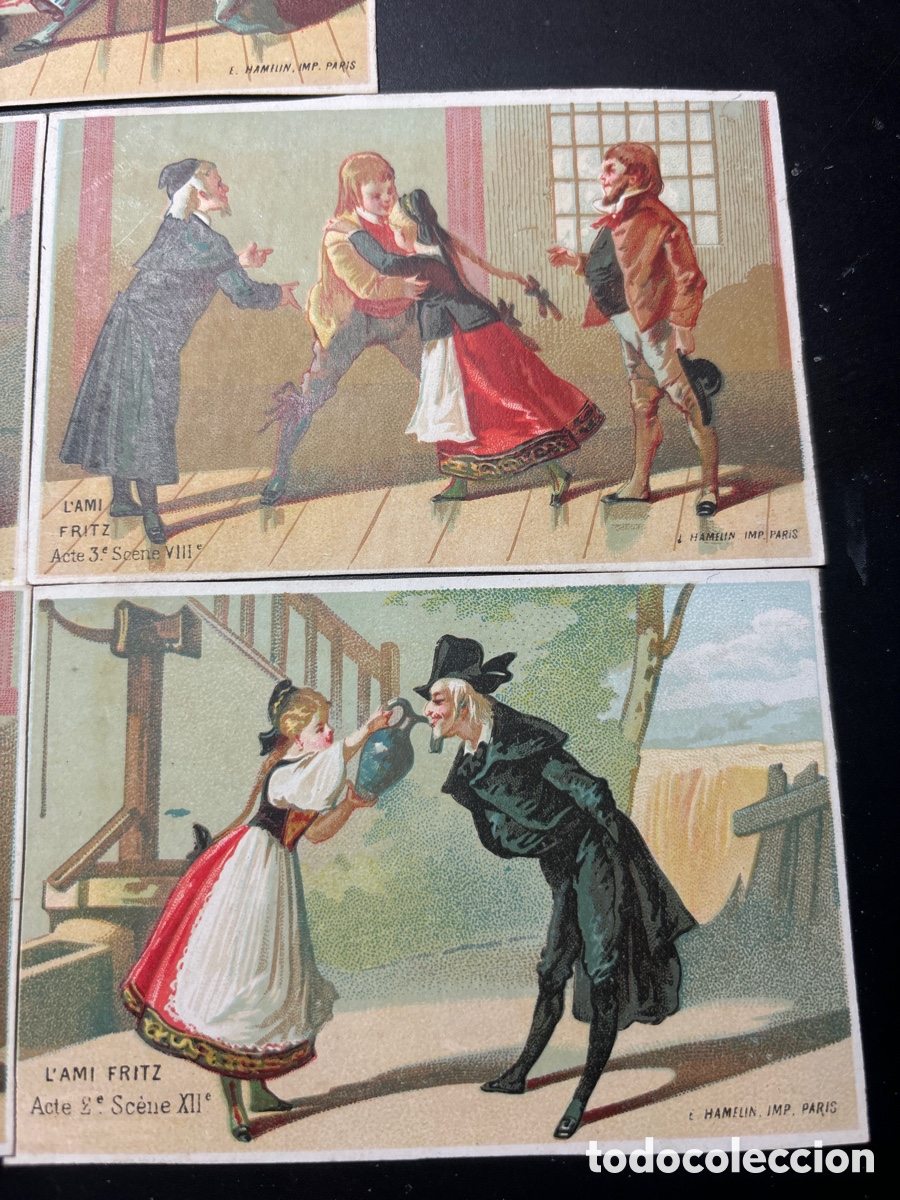 Coleccionismo cromos antiguos: Cinco cromos franceses Fritz - Foto 4