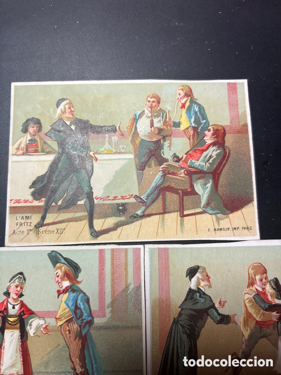 Coleccionismo cromos antiguos: Cinco cromos franceses Fritz - Foto 5