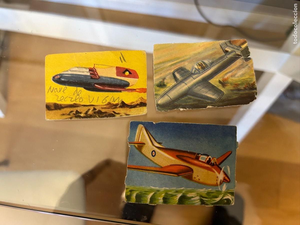 Coleccionismo cromos antiguos: AVIONES 3 CROMOS ANTIGUOS - Foto 1