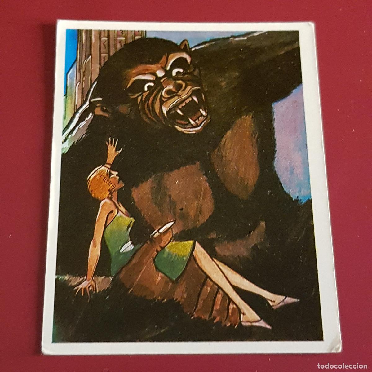 Coleccionismo Cromos antiguos: MONSTRUOS Y LEYENDAS DE OTROS TIEMPOS REGRESO AL TERROR - KING KONG 91 - NUNCA PEGADO