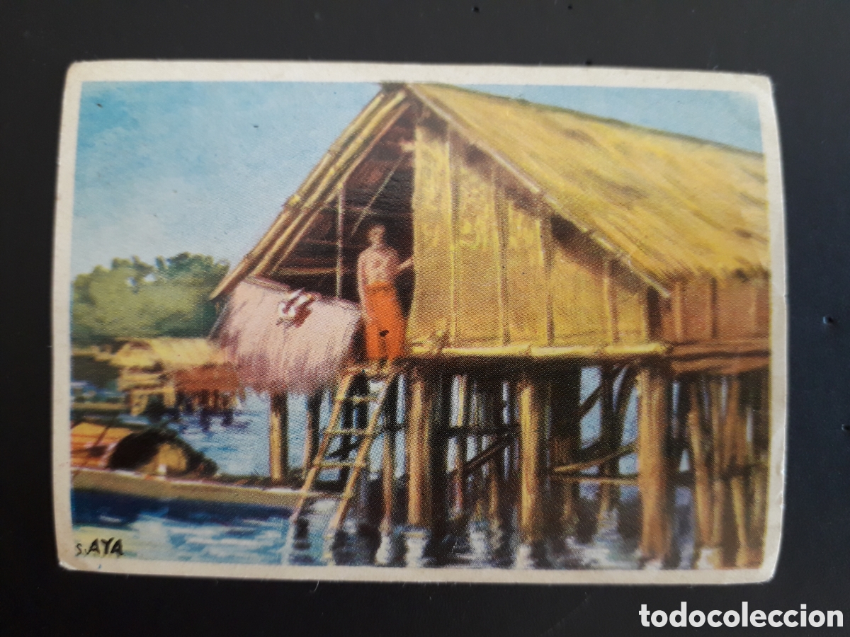 Coleccionismo cromos antiguos: LA VIVIENDA, CONOCIMIENTOS UNIVERSALES N&deg; 225 BIMBO 1963 SIN PEGAR PEDIDO M&Iacute;NIMO 3&euro;